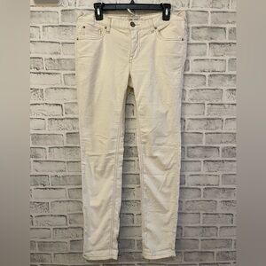 Women’s Free People white corduroy type skinny pants Size 30